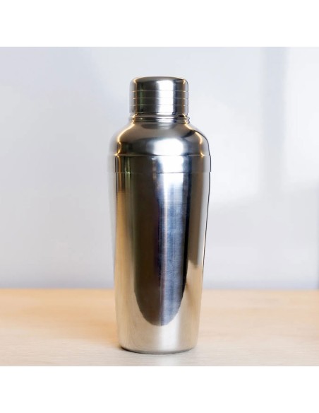 Coqueteleira Pequena Coador Drinks Bar Aço Inox 350ml