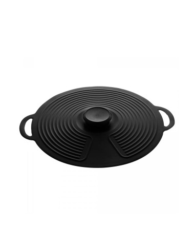 Tampa de Panela Silicone Preto Fritura Aquecer...