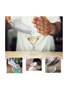 Pa de Gelo ou Concha para Mantimentos Plastico Branco 2