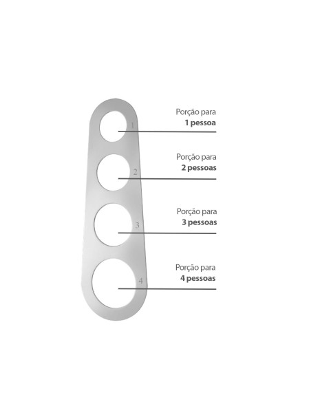 Medidor para Massas Espaguete Macarrao Aço Inox