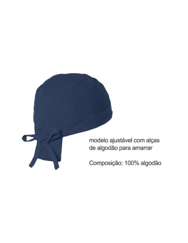Bandana Azul Marinho Chef de Cozinha Touca...