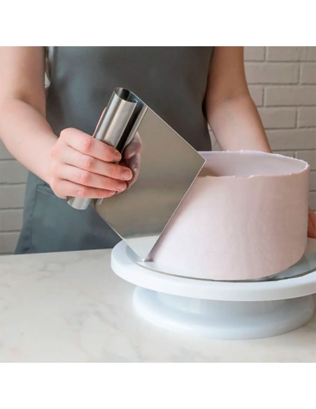 Espatula Raspadora Inox Multiuso Alisa Corta Raspa Massas Bolos