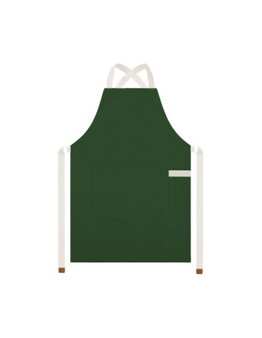 Avental Verde Alça Cruzada Algodao Restaurante...