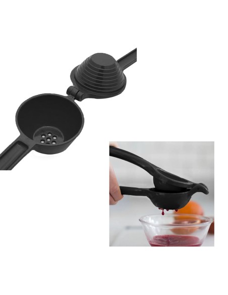 Espremedor de Limao e Laranja Aluminio Preto