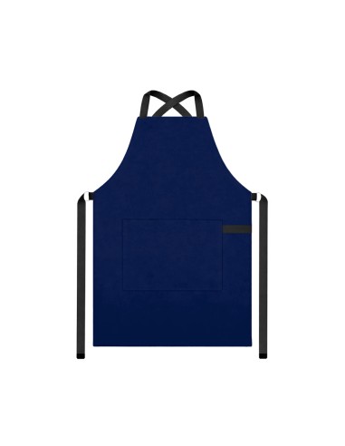Avental Azul Alça Cruzada Preto Restaurante Bar...