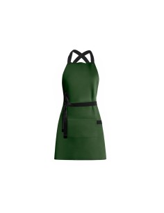 Avental Verde Alça Cruzada Preto Restaurante Jardinagem Bar