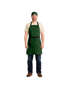 Avental Verde Alça Cruzada Preto Restaurante Jardinagem Bar 2
