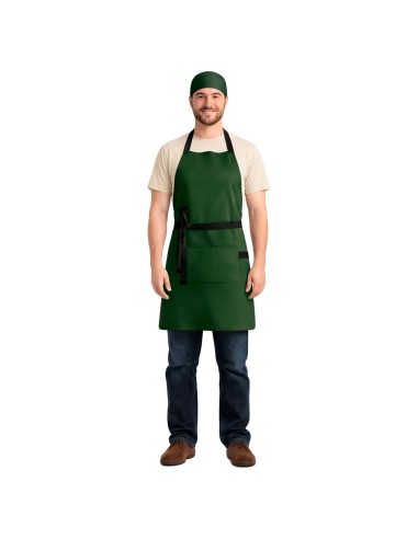 Avental Verde Alça Cruzada Preto Restaurante...