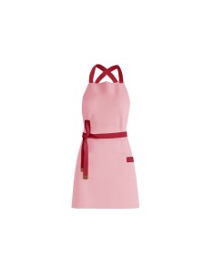 Avental Rosa Alça Cruzada Vermelho Confeitaria Doceria Festa