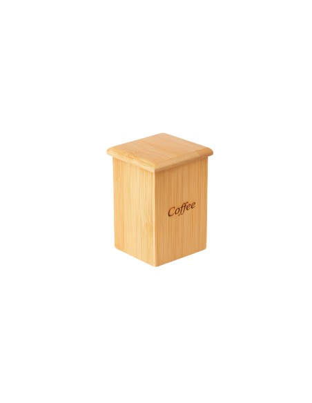 Pote Cafe Bambu Natural Tampa Organizador Porta Mantimento