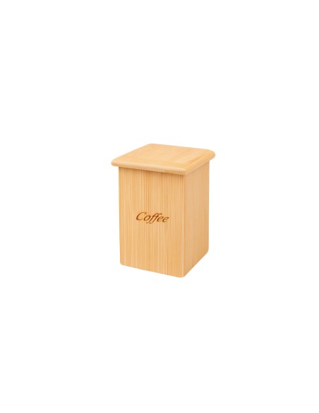 Pote Cafe Bambu Natural Tampa Organizador Porta Mantimento