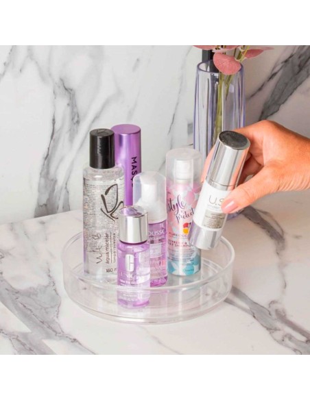 Bandeja Redonda Organizador Giratorio 18cm Porta Temperos