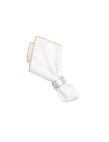 Porta Guardanapo Anel Quadrado Transparente...