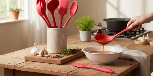 Para que servem os utensilios de silicone e por que sao ideais para cozinhas profissionais?