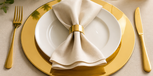 Sousplat dourado: quando usar e em quais ocasioes apostar