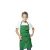 Avental Infantil Juvenil Verde Cozinha Artesanato Pintura