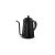 Bule Bico Fino Preto Chaleira Retro Inox Pequena 700ml