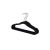 Cabide de Veludo Preto Slim Cava Lingerie Roupa Pequena 5un