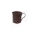 Caneca de Aluminio Marrom Chocolate Cafe Cappucino Retro 250ml