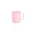 Caneca Rosa Xicara Plastico Polipropileno 400ml 1un