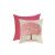 Capa Almofada para Sofa Arvore Rosa Bege 45cm Kit 2un