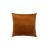 Almofada para Sofa Aveludada Cobre Marrom Terracota 50x50cm