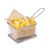 Cestinha Inox Fritas Fritura Servir Petiscos Bar Restaurante