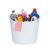 Cesto Balde Branco Multiuso Flexivel 30L