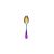 Colher de Cha Furta Cor Metal Inox Colorido Elite 1un