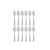 Colher de Sobremesa Inox Resistente Qualidade Espelhado 12un