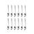 Colher de Sobremesa Inox Resistente Elegante Elite 12un