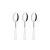 Colher para Sobremesa Conjunto Inox Talheres Toronto 3 peças