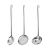 Colher Escumadeira e Concha Inox Buffet Restaurante 50cm