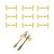 Descanso de Talheres Hashi Bambu Plastico Mesa Posta 10un