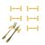 Descanso de Talheres Hashi Bambu Plastico Mesa Posta 6un