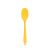 Espatula Redonda Silicone Amarelo Utensilios Cozinha 1un