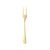 Garfo Dourado Trinchante Assado Positano Utensilios Aço Inox