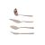 Concha Garfo Colher Espatula Inox Cobre Rose Gold 4un 2