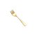 Garfo de Sobremesa Bolo Dourado Talheres Inox Restaurante