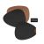 Jogo Americano Organico Preto Marrom Buffet Dupla Face 100un