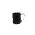 Leiteira Caneca Inox Preta Jarra Bule Mini 350ml