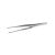 Pinça Culinaria Profissional Pegador Ponta Reta Serrilha Inox 20cm