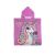 Poncho Infantil Unicornio Toalha Capuz Lilas Roupao Praia Piscina