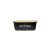Manteigueira Preto Tampa Bambu Porta Manteiga Pote Aço 500ml
