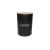Pote Cafe Porta Mantimento Aço Preto Tampa Bambu Lata 1,4L