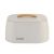 Porta Pao Mantimentos Pote Metal Bambu Bege Gelo