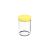 Porta Mantimentos Pote Amarelo e Transparente 1,4 litros 1un