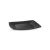 Prato Raso Lanche Preto Plastico Solido BPA Free 20cm