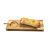 Tabua de Madeira para Pão Baguete Petisqueira Inox 42 cm 1
