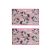 Tapete Infantil Bebe Unicornio Rosa Antiderrapante 80x50cm 2un